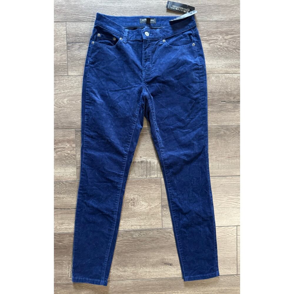 Banana Republic Blue Corduroy Skinny Pants Size 26/ 2 NWT‎